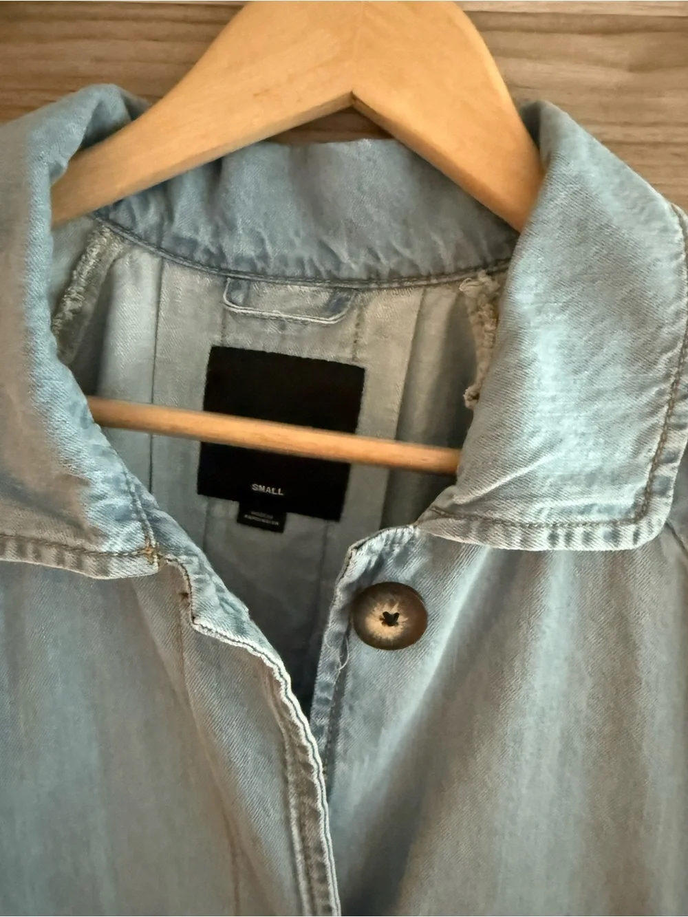 Vans Skate Mac light denim long jacket ladies S New tags - Picture 3 of 7